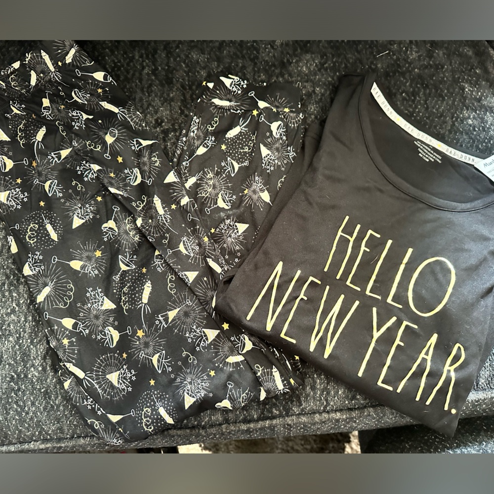 Rae Dunn New Years Pajamas